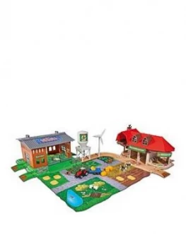 Image of Majorette Creatrix Big Farm Playset And 5 Cars