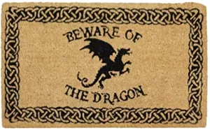 Image of Beware of the Dragon Doormat