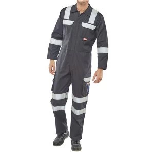 Image of Click Arc Flash Coveralls Size 44 Navy Blue Ref Ref CARC6N44 Up to 3