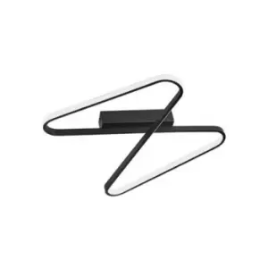 Image of Larissa Lighting - Larissa Kato LED Ceiling LED Light 38W 3000K Aluminum, Silicon Sandy Black