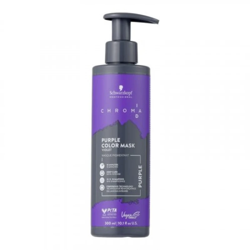 Image of Schwarzkopf Chroma ID Colour Mask 300ml-Purple Clear