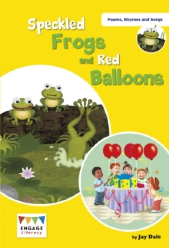 Image of Jay Dale Speckled Frogs and Red Balloons Book Multi unisex
