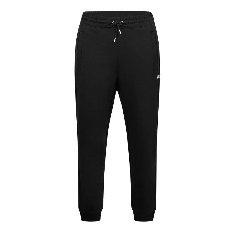 Image of Hugo Mens Dimacs Closed Hem Fleece Joggers Black male XS