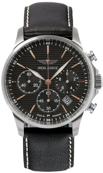 Image of Iron Annie Watch Wellblech Mens - Black IRN-274