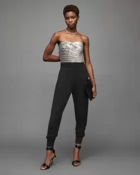 Image of AllSaints Caro Sequin Jumpsuit