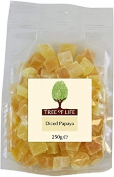 Image of Tree of Life Diced Papaya - 250g x 6 (Case of 6)