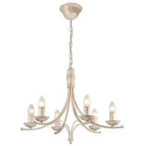 Image of Luca Traditional Chandeliers White, 6x E14