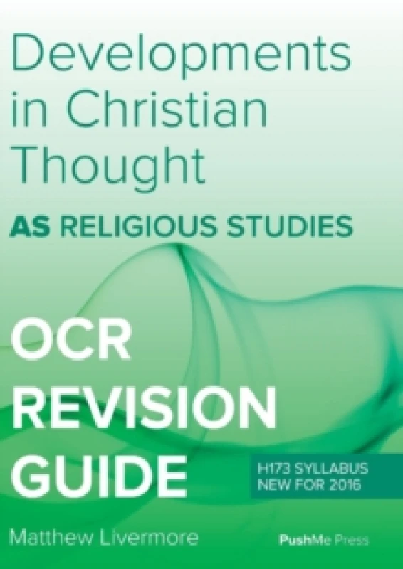 Image of As Developments in Christian Thought : As Religious Studies for OCR Paperback / softback