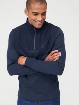 Image of Barbour Cetus 1/4 Zip Sweat - Navy