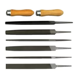 Image of 6" (150MM) Second Cut Engineers File Set-8Pce