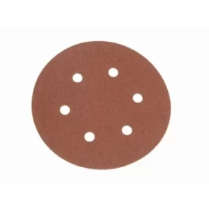 Image of Faithfull Hook & Loop Sanding Disc DID2 Holed 150mm x 60G (Pack 25)