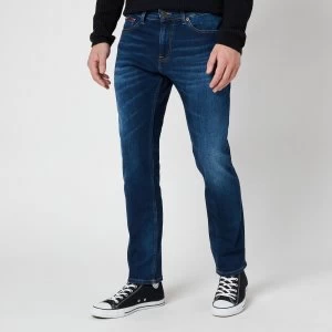 Image of Tommy Jeans Mens Scanton Slim Jeans - Aspen Dark Blue Stretch - W32/L32