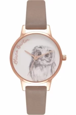 Image of Ladies Olivia Burton Animal Motif Owl Watch OB16AM110