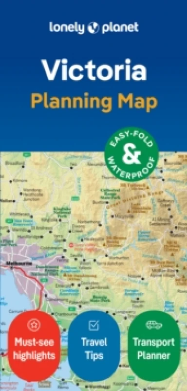 Image of Lonely Planet Victoria Planning Map Sheet map, folded