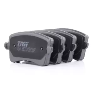 Image of TRW Brake pad set AUDI GDB2107 8K0698451,8K0698451A,8K0698451A 8K0698451,8K0698451
