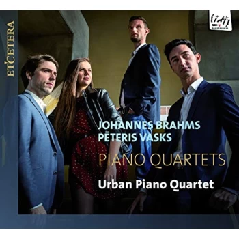 Image of Urban Piano Quartet - Brahms / Vasks Piano Quartets CD