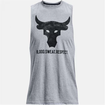 Image of Urban Armor Gear Project Rock Brahma Bull Tank Top Mens - Grey/Black