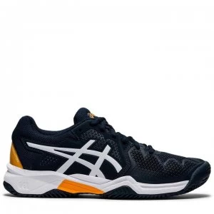Image of Asics Resolution 8 Junior Tennis Shoes - Blue/White