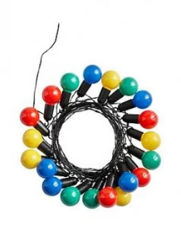 Image of 20 Solar Multi Colour Festoon Lights - Multifunction