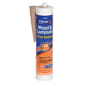 Image of Vitrex Flexible Flooring Sealant Medium Oak - 310ml
