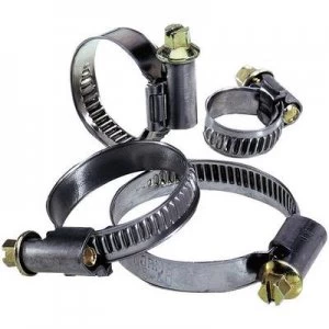 Image of Hose clamps Slotted hex head Silver Brass LappKabel 52003170 SILVYN SCH 20 32 S