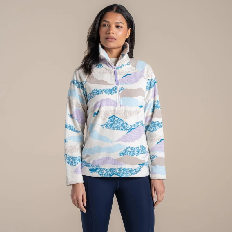 Image of Craghoppers Annjela Half Zip Fleece Anthracitprt female 18