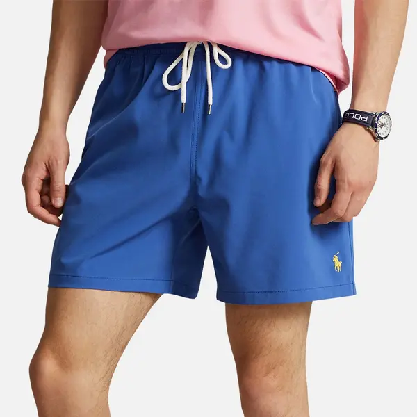 Image of Polo Ralph Lauren Traveler Shell Swimming Trunks - L Blue Swimwear and Beachwear male 710829851045 L