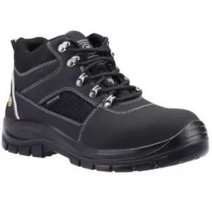 Image of Skechers Mens Trophus Letic Nubuck Safety Boots (7 UK) (Black)