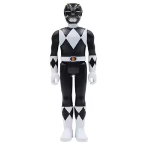 Image of Power Rangers Black Ranger Reaction Figure