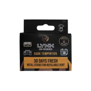 Image of Lynx Dark Temptation Car Air Freshener Refill Sticks (Case Of 6)