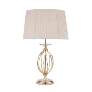 Image of 1 Light Table Lamp Polished Brass, E27