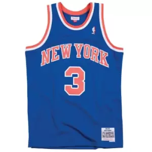 Image of Mitchell And Ness Nba New York Knicks 1991-92 Swingman Jersey John Starks, Royal Knicks, Male, Basketball Jerseys, SMJYGS18189-NYKROYA9