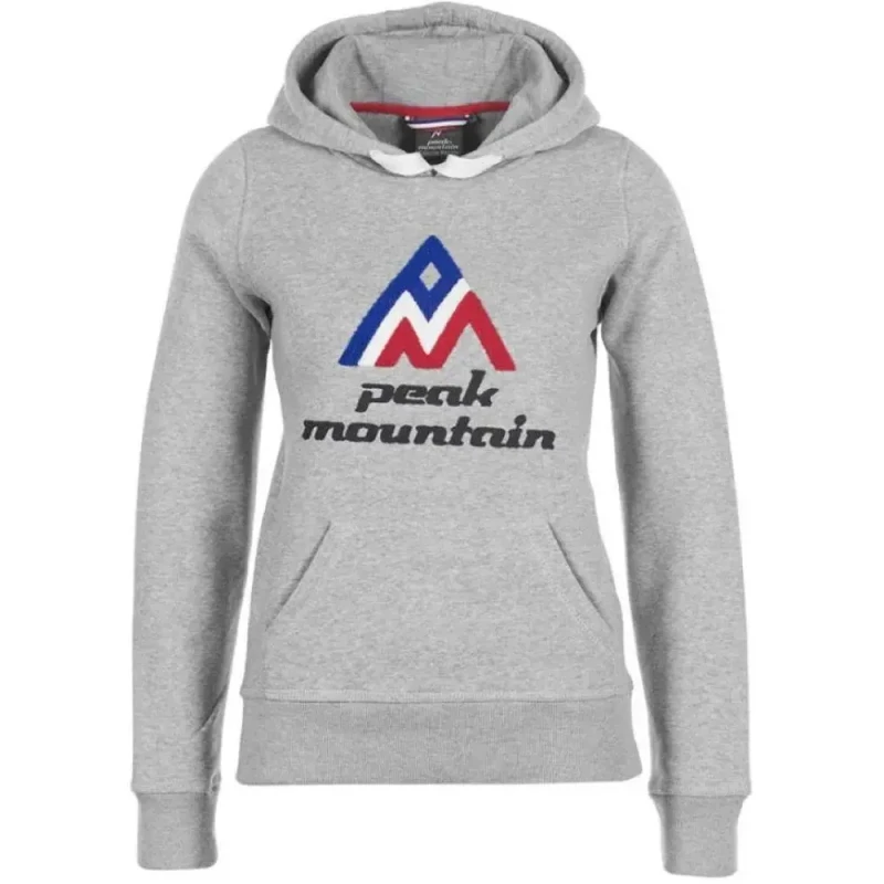 Image of Peak Mountain Sweatshirt molleteon woman Peak Mountain Adriver Gris Female M