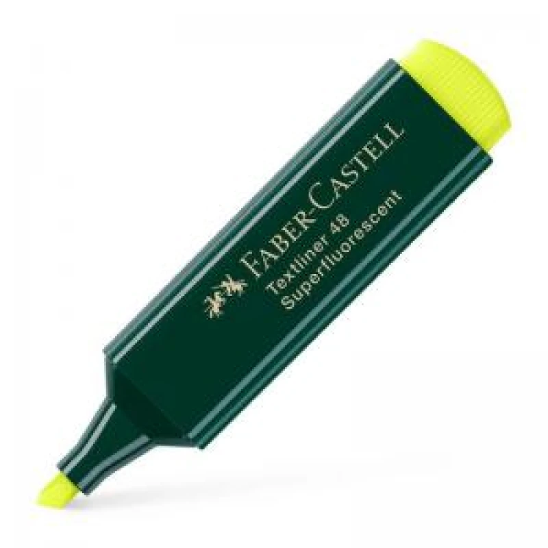 Image of Faber-Castell Highlighter Textliner 48 Yellow Pack 10 - 154807 49195SQ EXR49195SQ