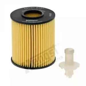 Image of Oil Filter Insert With Gasket Kit E814H D191 by Hella Hengst