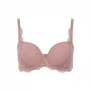 Image of Florale Peony Padded Bra - Dusty Pink
