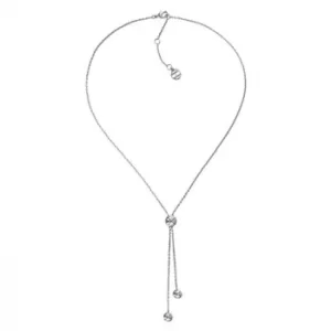 Image of Tommy Hilfiger Stainless Steel Flat Disc Necklace