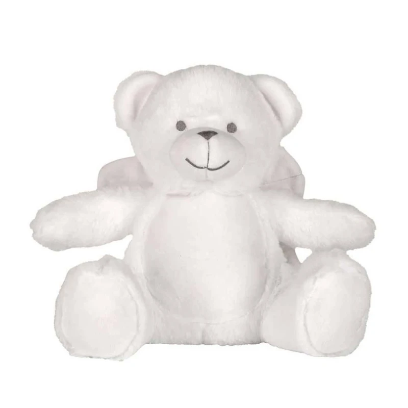 Image of Mumbles Angel Bear Plush Toy in White Size: Medium White Unisex M