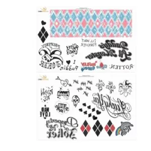 Image of DC Comics Temporary Tattoos 40-Set Harley Quinn