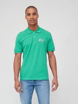 Image of Lacoste X Snoopy Polo Shirt - Green Size XL Men