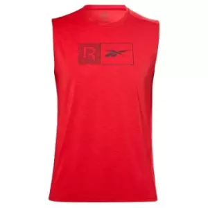 Image of Reebok Workout Ready ACTIVCHILL Sleeveless T-Shirt Mens - Red