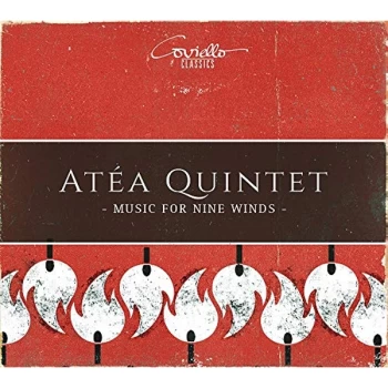 Image of Alwyn & Mozart - At&eacute;a Quintet: Music for Nine Winds CD