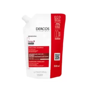 Image of Vichy Dercos Energy+ Anti-Hair Loss Shampoo Eco Refill For Weak Hair And Sensitive Scalps 500ml