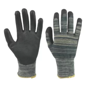 Image of Cut Resistant Gloves, Pu Coated, Green/Yellow, Size 10