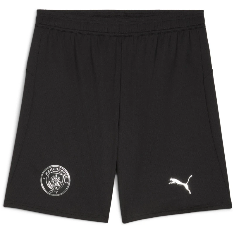 Image of Puma Manchester City Away Shorts 2025 2026 Adults Black male L