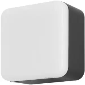 Image of Forlight Tilt LED Outdoor Flush Wall Lamp Urban grey, Opal, Neutral-White 4000K, IP44