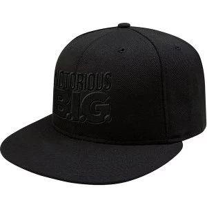 Image of Biggie Smalls - Logo Unisex Snapback Cap - Black
