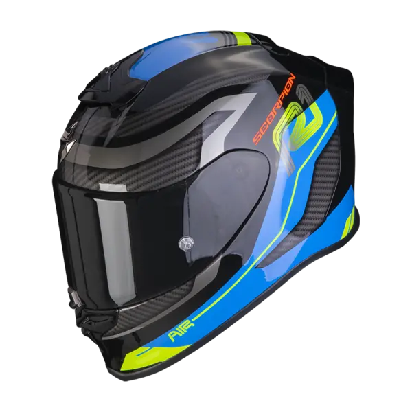 Image of Scorpion Exo-R1 Evo Air Vatis Black-Blue Full Face Helmet M