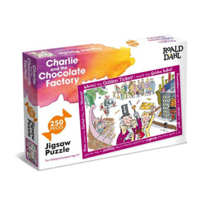 Image of Paul Lamond Games Roald Dahl Puzzles 250Pc Charlie & Choc Factory - Brand New And Sealed