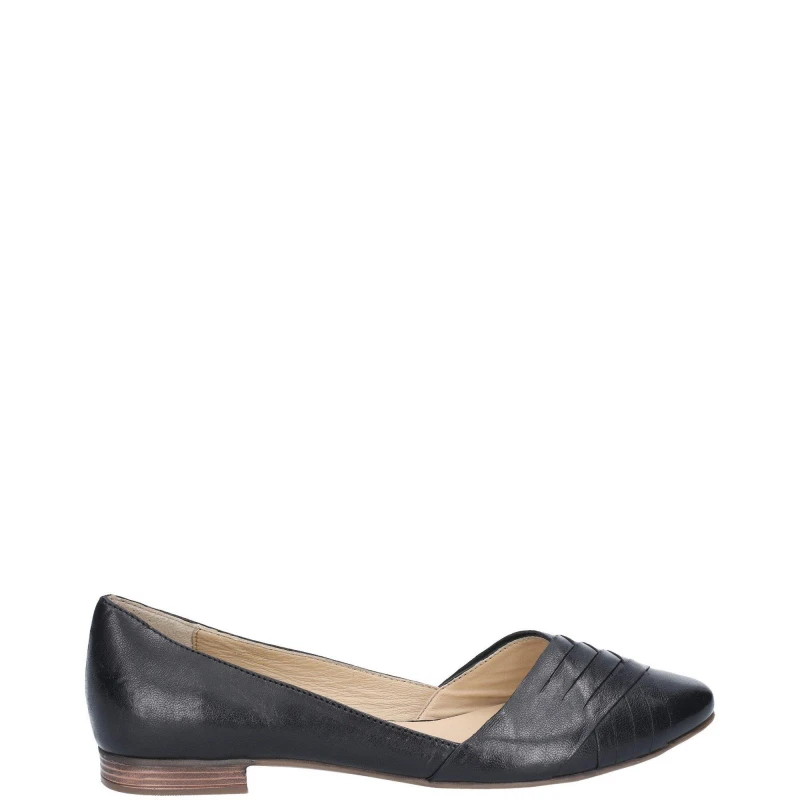 Image of Hush Puppies Hush Puppies Marley Ballerina Shoe Black Female 8 WN39406